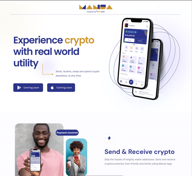 Duffle App Landing Page